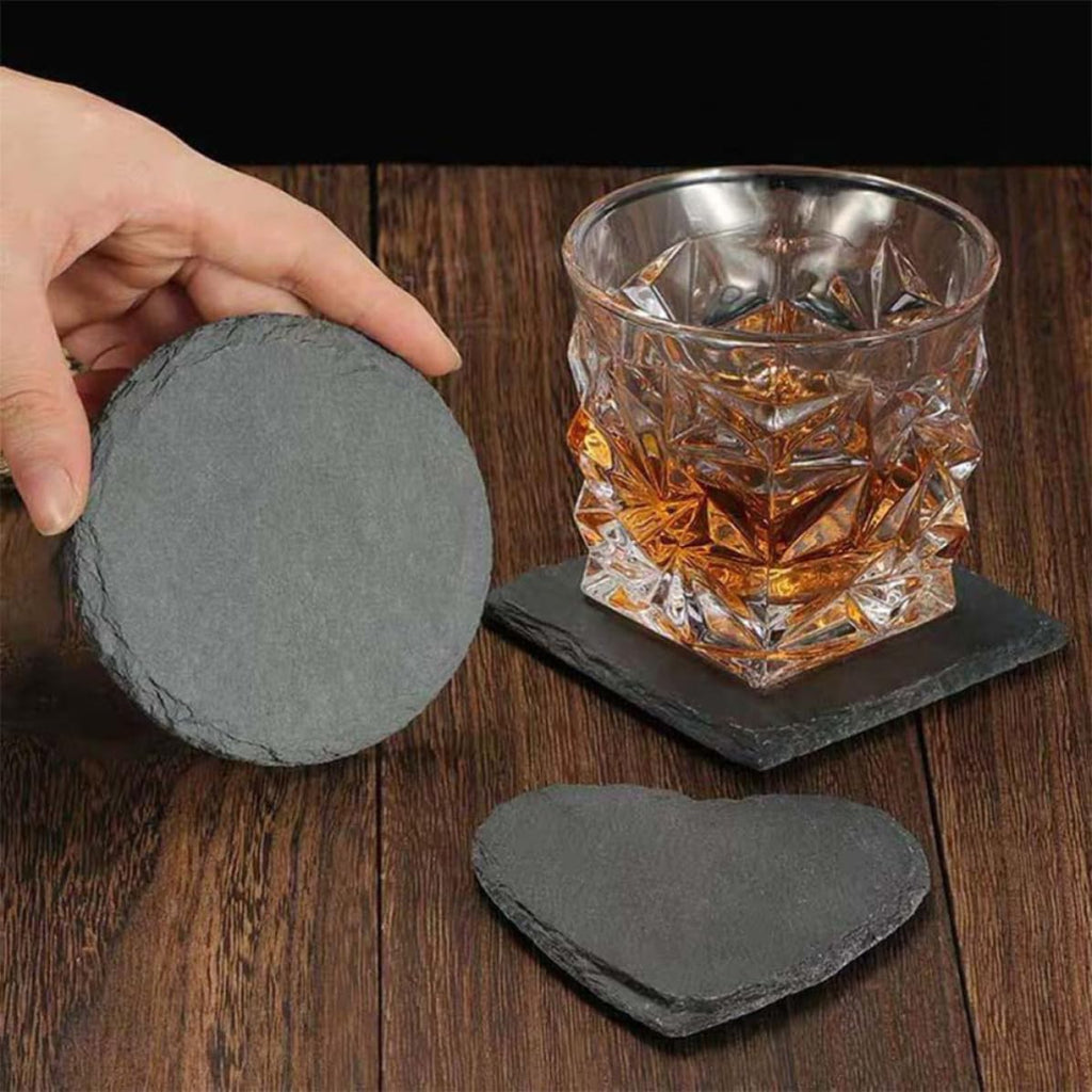 Black Natural Stone Coasters D92699