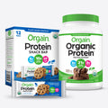 Organic Vegan Protein Powder and Protein Bars Bundle U193095
