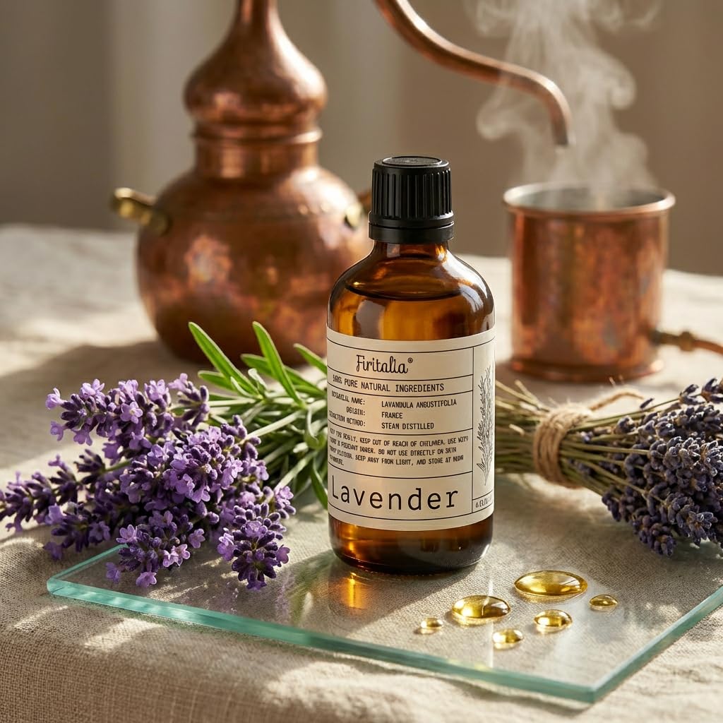 Lavender Essential Oil 4 Fl Oz with Glass Dropper L307682