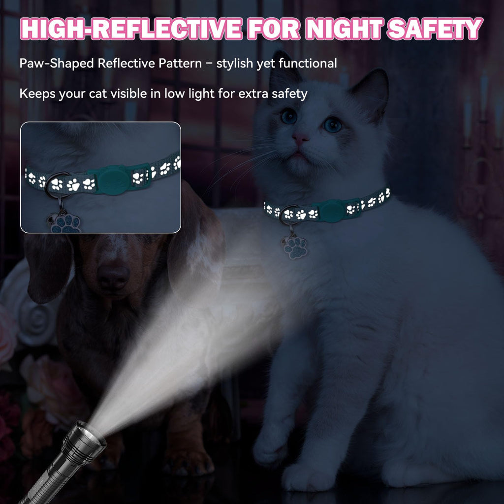 Breakaway Cat Collars with Bells 4PCS X28127