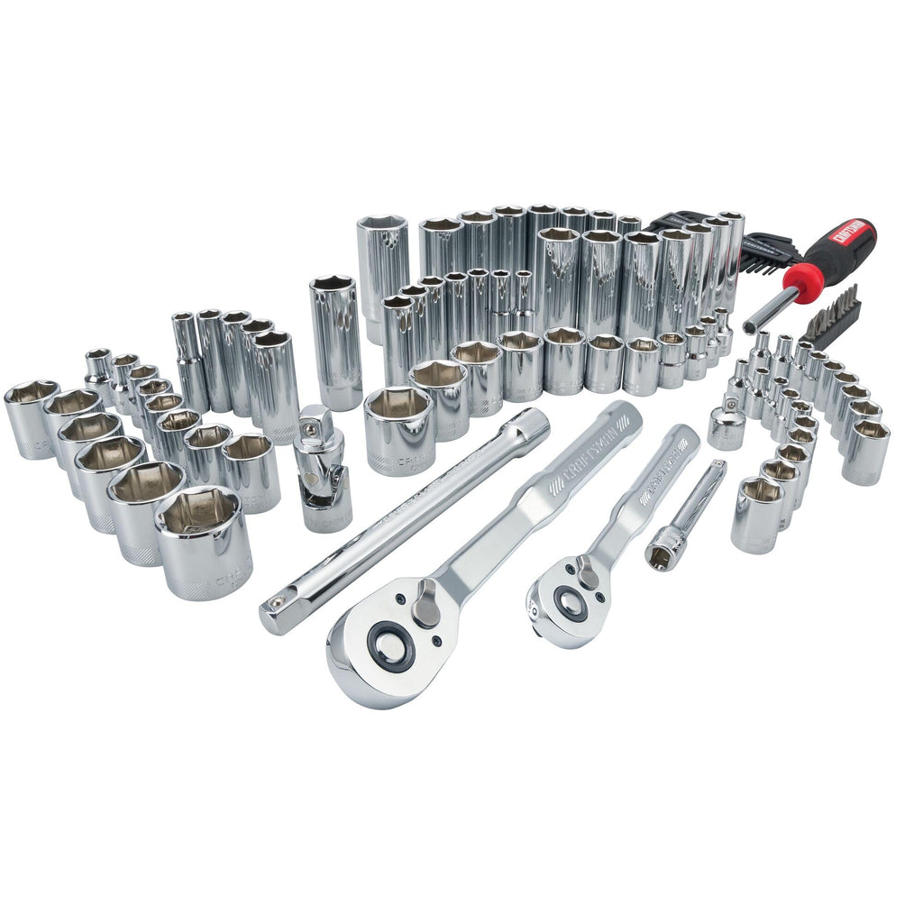 105 Pcs Standard and Metric Mechanics Tool Set with Case Y2635