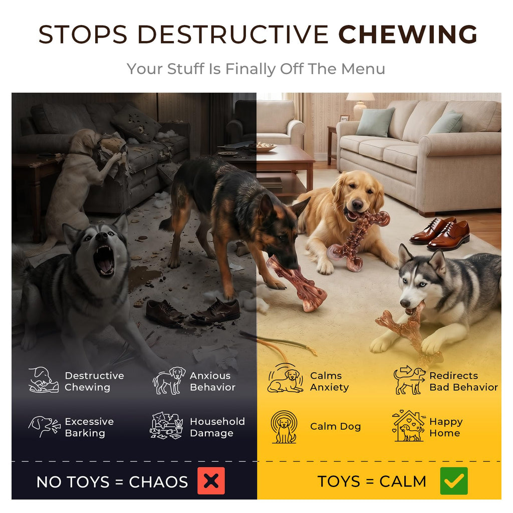 3-Pack Dog Chew Toys Q546282
