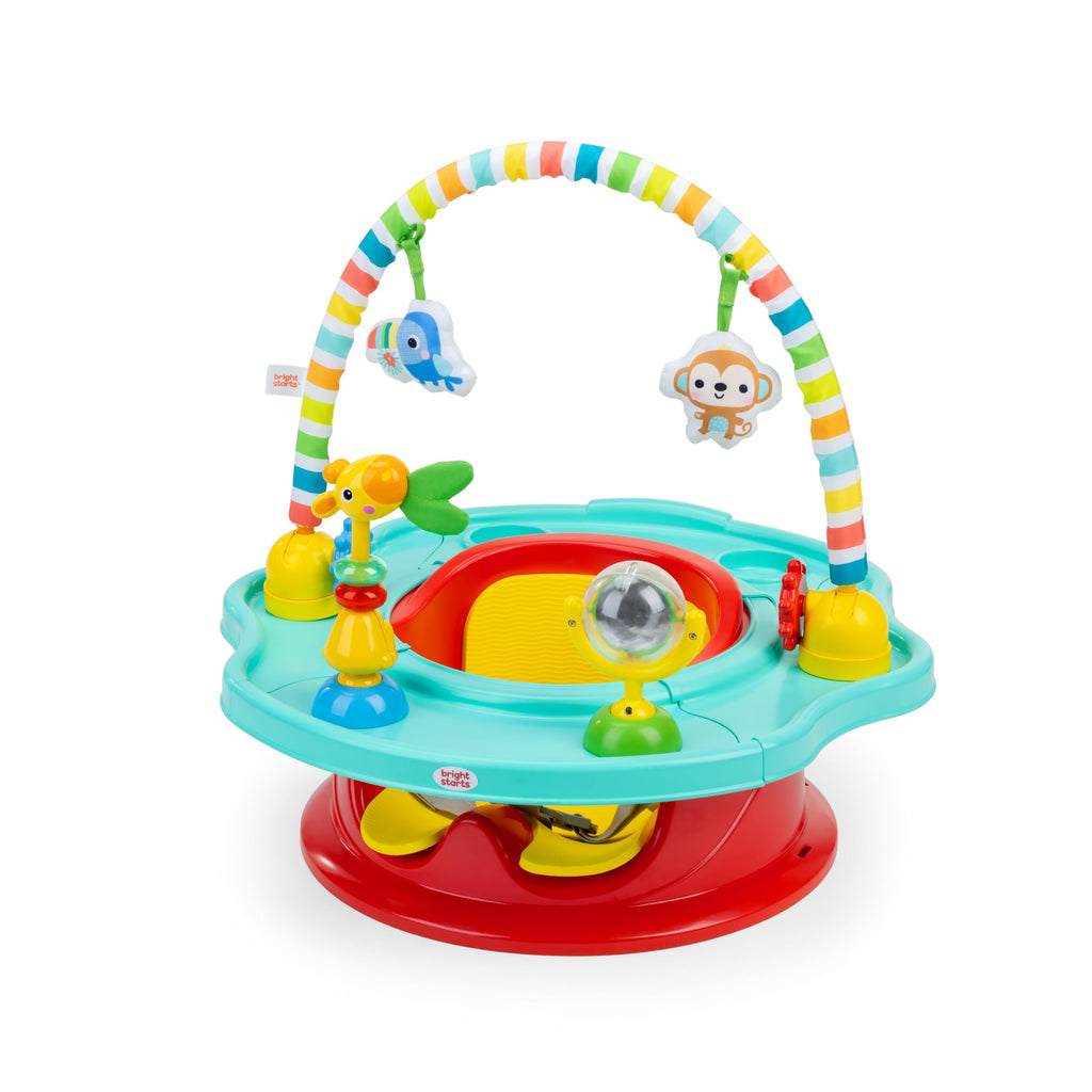 3-in-1 Baby Activity Seat with Toys, Snacking Tray, Booster Seat H6151