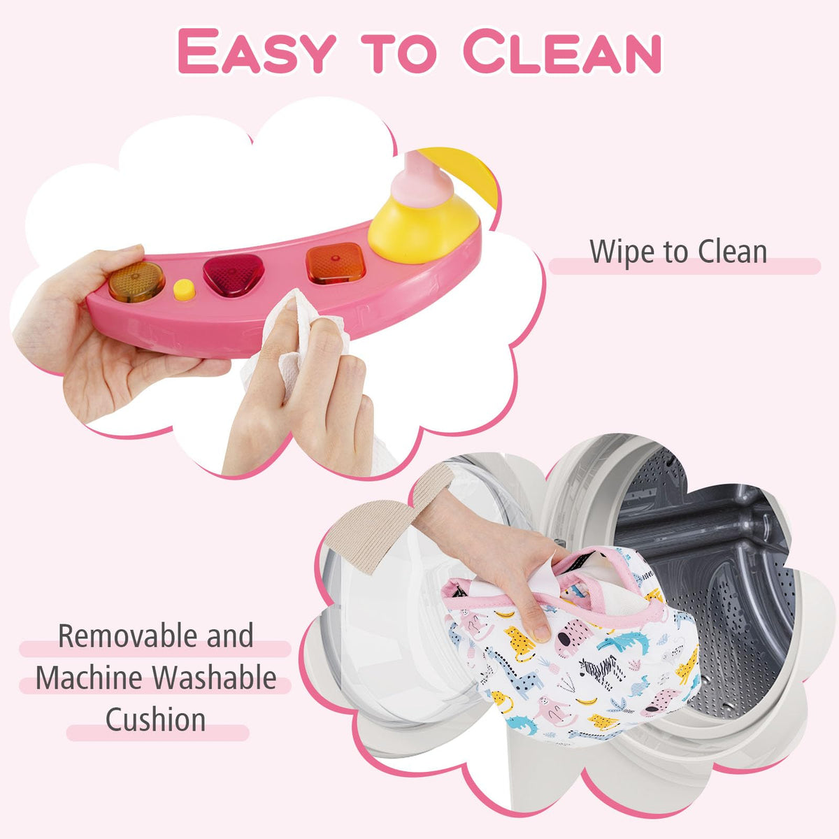 Pink 3 in 1 Baby Jumpers and Bouncers D889