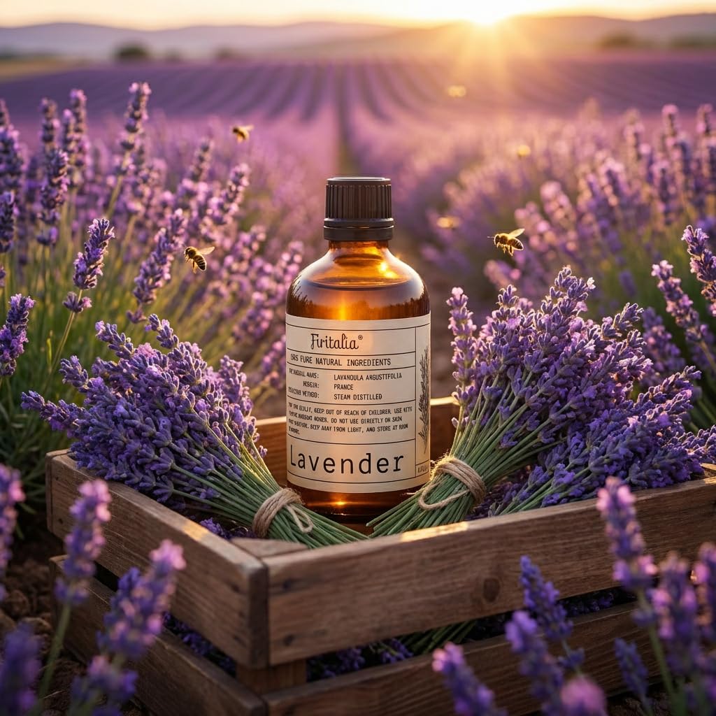 Lavender Essential Oil 4 Fl Oz with Glass Dropper L307682