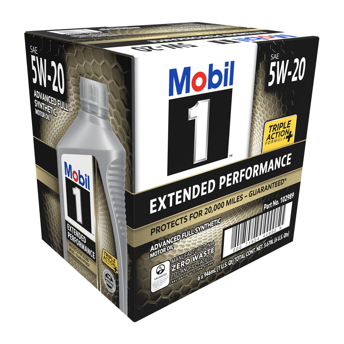 Full Synthetic Motor Oil 5W-20, 1 Quart (6-pack) P9399