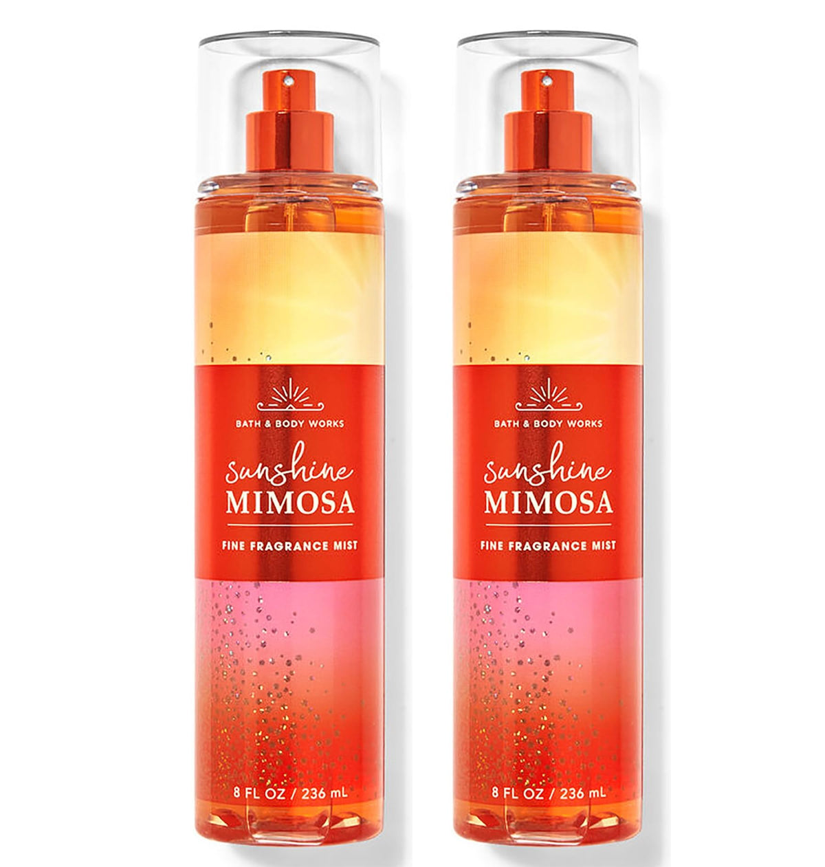 Sunshine Mimosa Fine Fragrance Body Mist 8 oz Set of 2 F3483