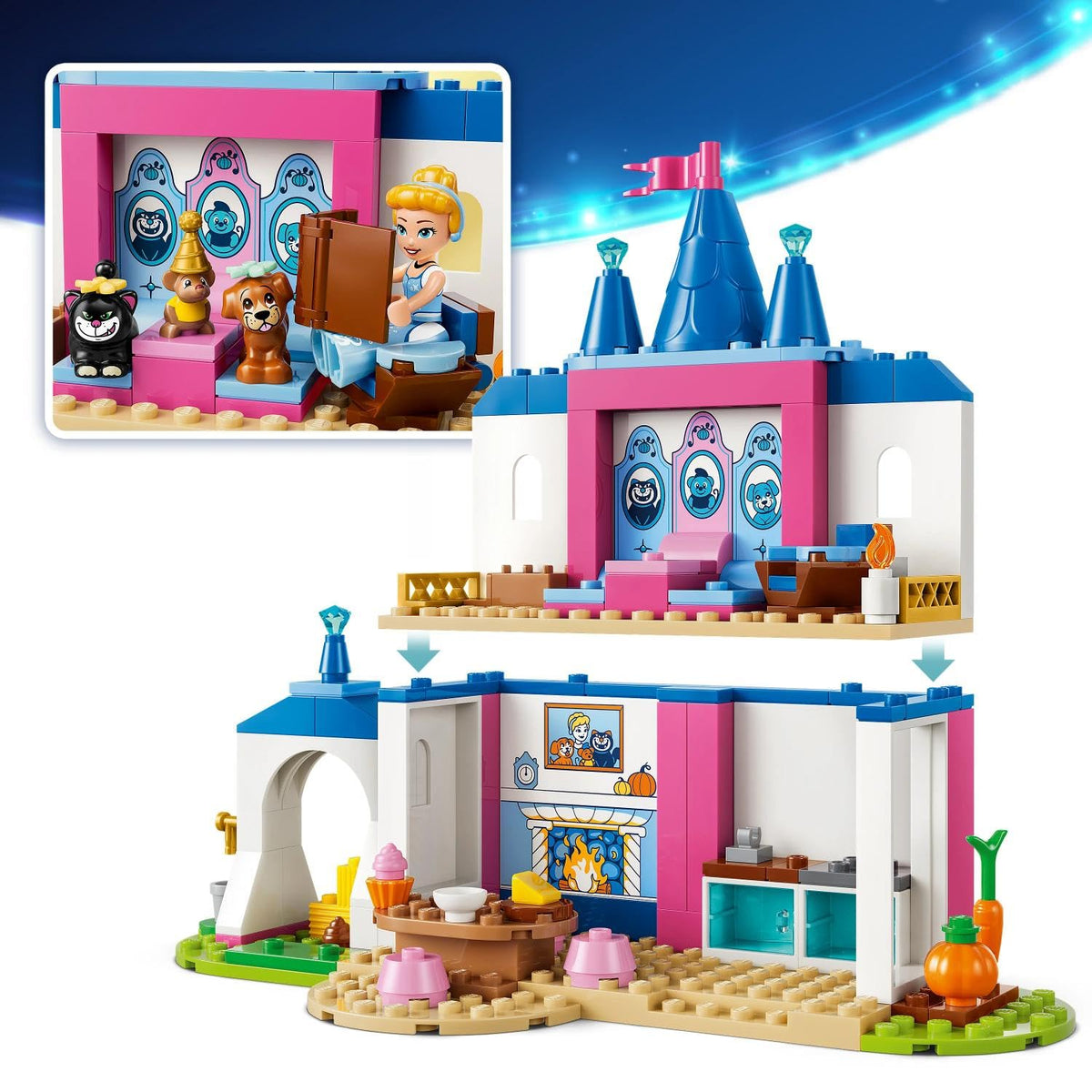 Lego Disney Princess Blocks Educational Toys X57531