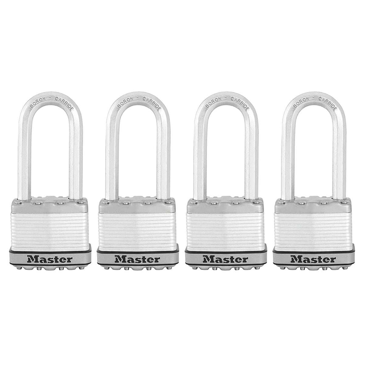 Heavy Duty Outdoor Padlock with Key, 4 Pack Keyed-Alike Y977753