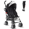 Lightweight Compact Foldable Stroller with Canopy and Cup Holder V86402