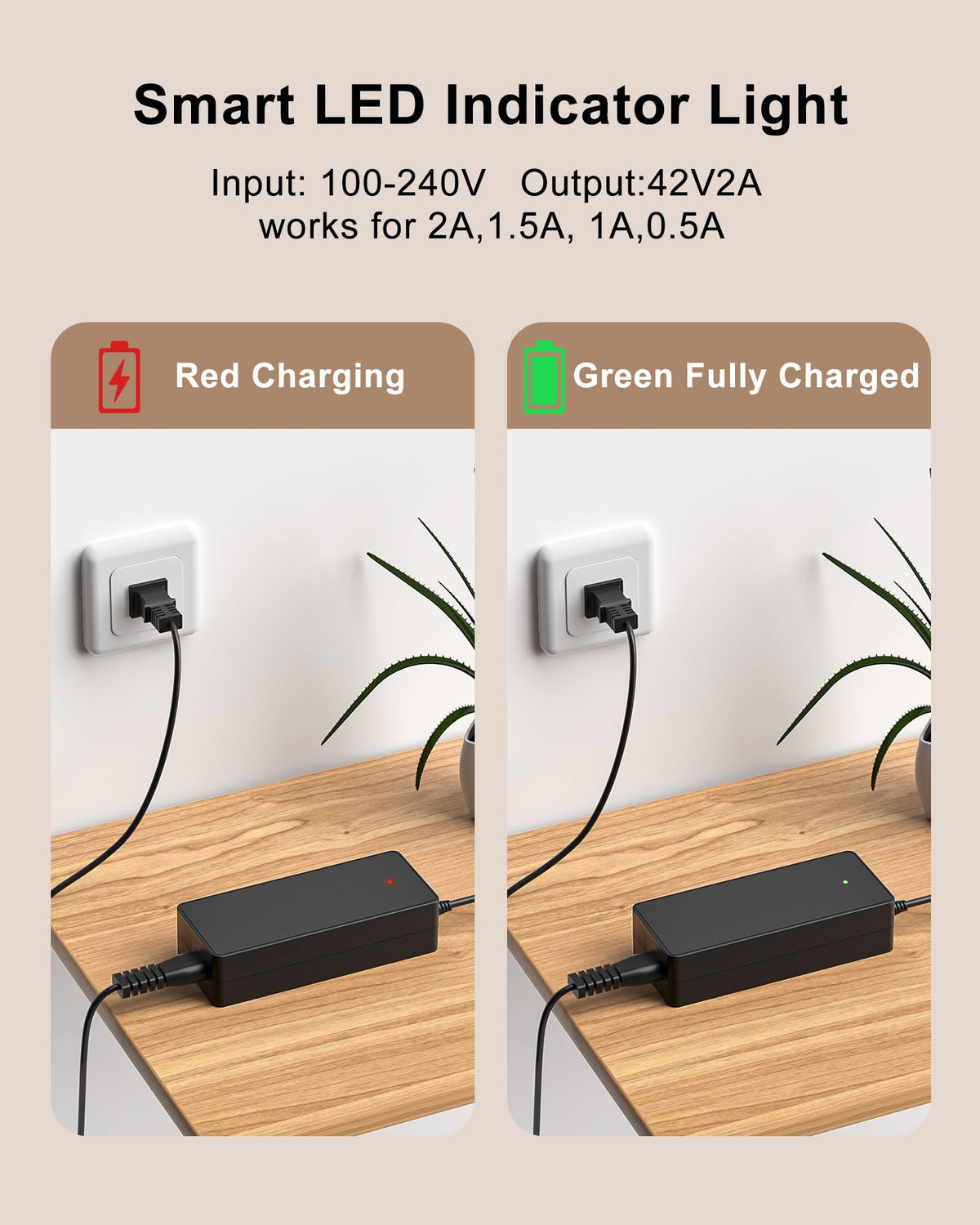 42V 2A Electric Scooter Charger M112949