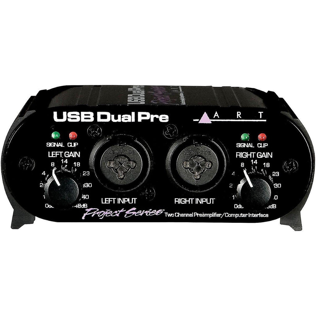 USB Dual Pre Two Channel Preamplifier/Computer Interface, Black A740