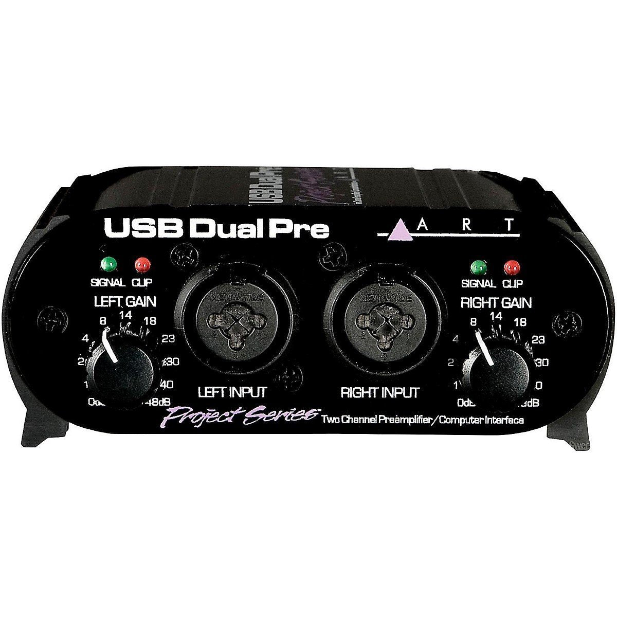 USB Dual Pre Two Channel Preamplifier/Computer Interface, Black A740