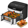 12QT Dual Zone Air Fryer with Viewing Window H9963