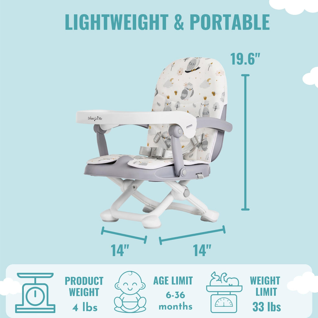 Booster Seat for Babies 6–36 Months, 3-in-1 Adjustable Portable C62784