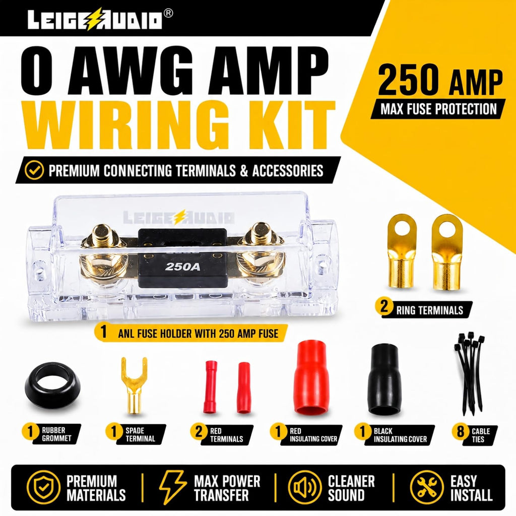 0 Gauge Amp Wiring Kit I665