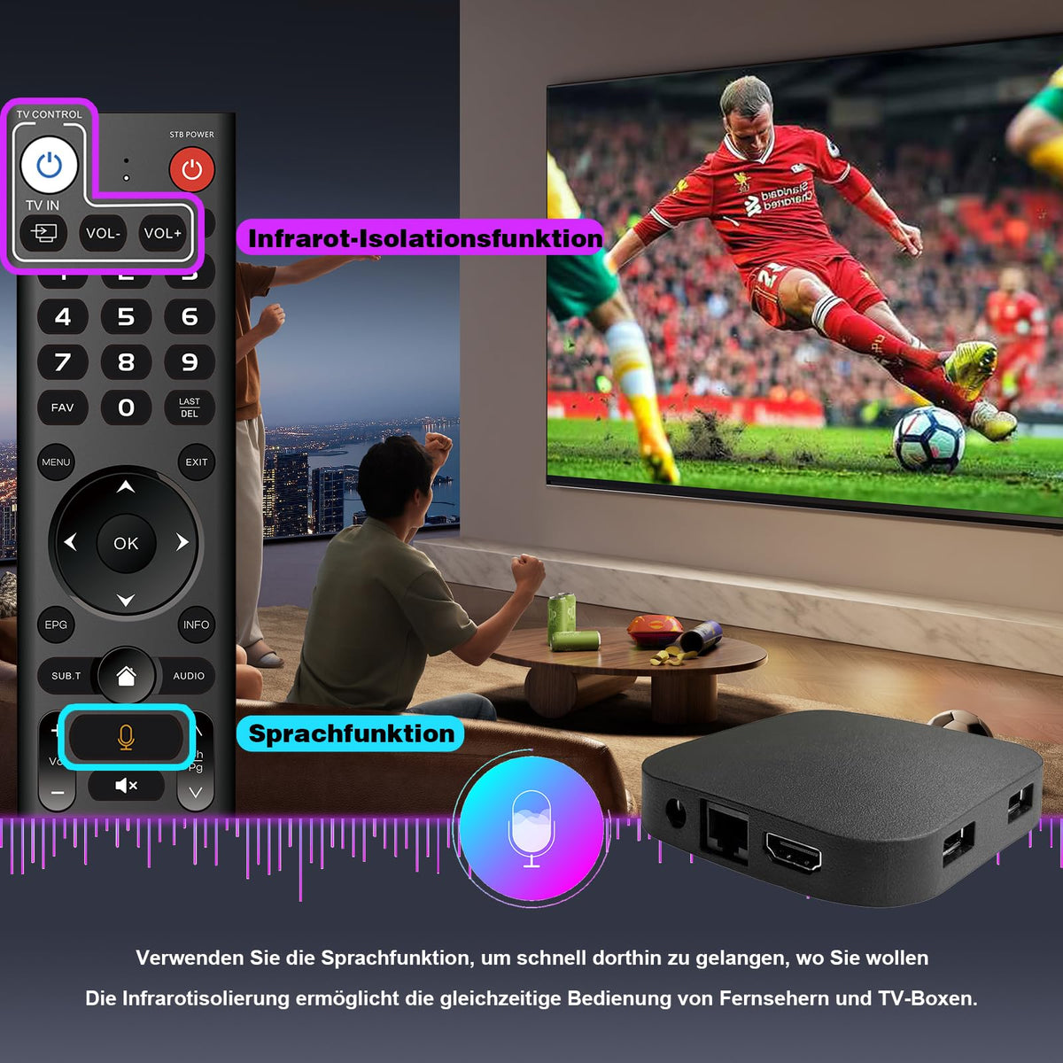 Android TV Box 4K UHD Streaming Device K74285