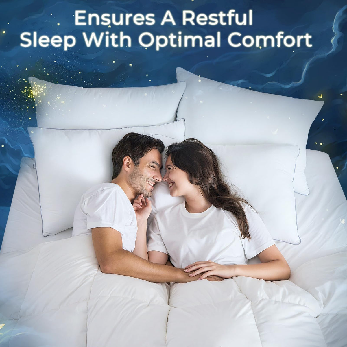 King Size Down Alternative Pillows Set of 2 E84346