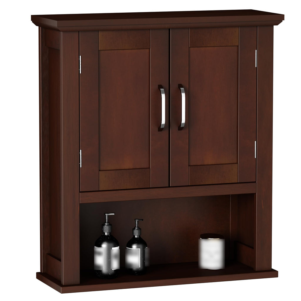 Wood Bathroom Wall Cabinet with Door Q639