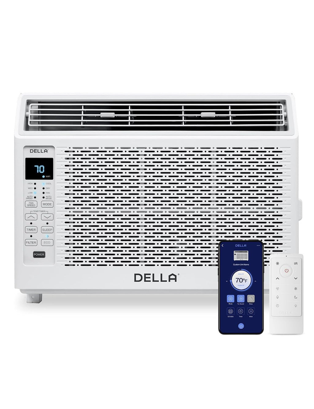 6000 BTU Window Air Conditioner with Dehumidifier and Fan F204