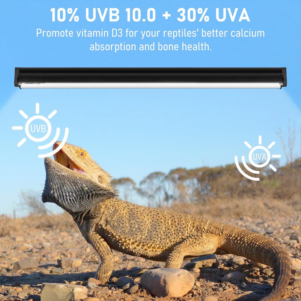 39W UVA UVB Reptile Light Fixture 34 Inch N511