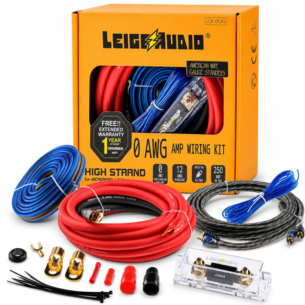 0 Gauge Amp Wiring Kit I665