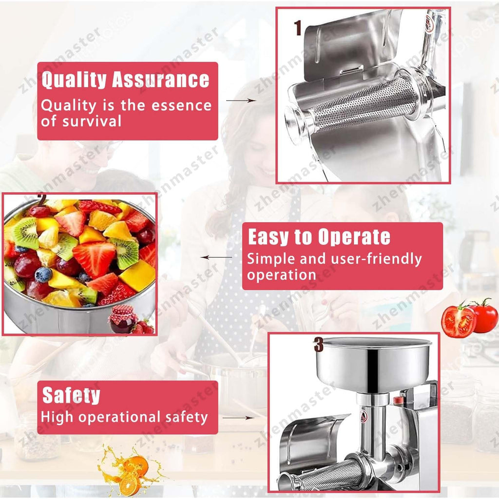 450W Electric Tomato Strainer with Seed Separator F143081