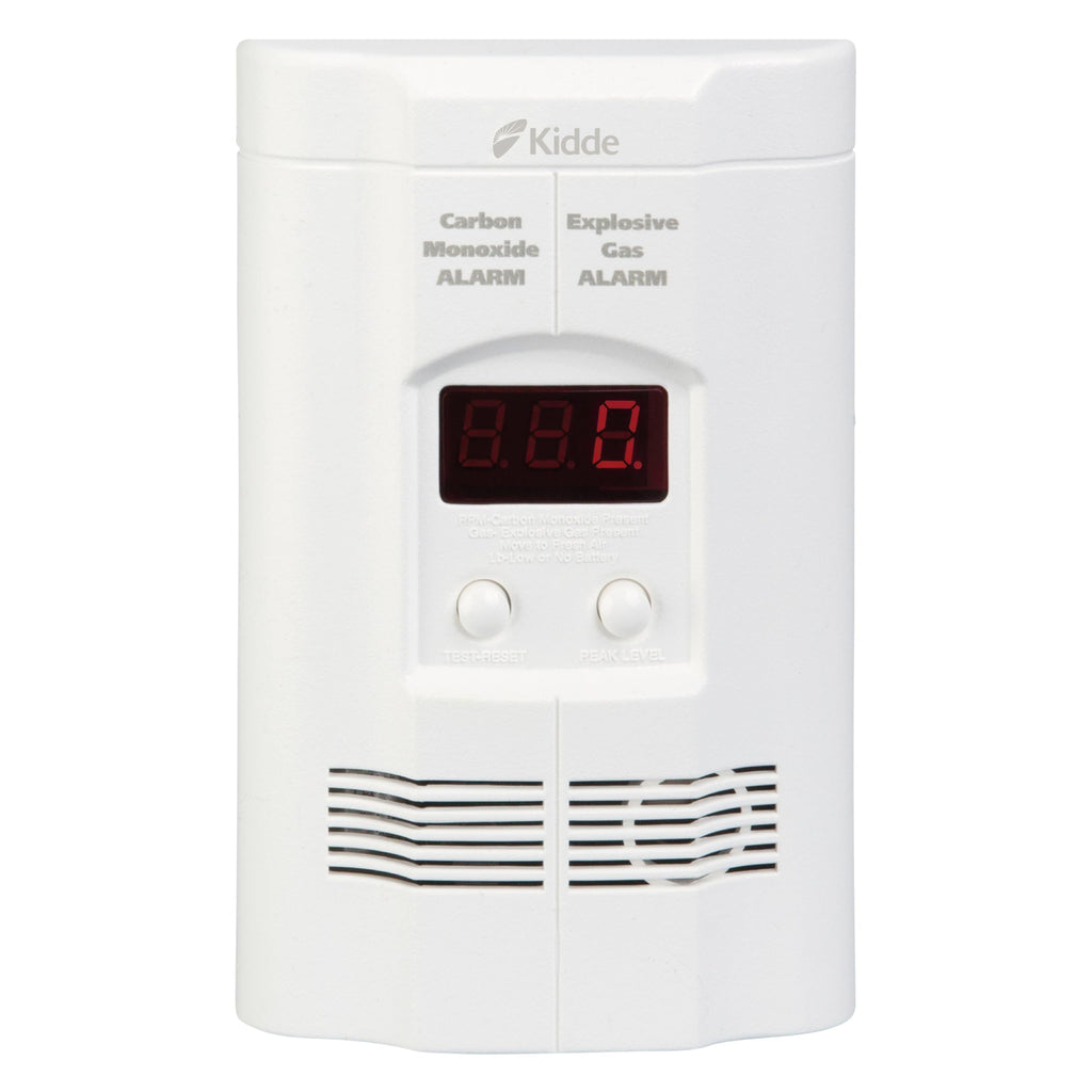 Carbon Monoxide & Explosive Gas Detector, Plug-in with Battery Backup R51080