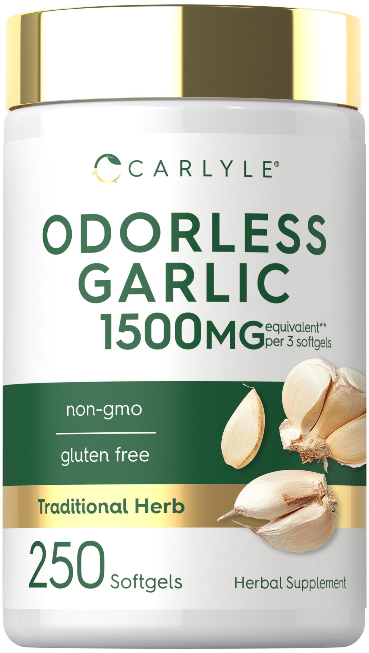 Odorless Garlic Supplement 250 Softgels Z472015