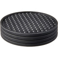 Black Set of 4 Coaster T95867