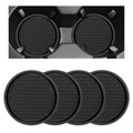 Black Non-Slip Silicone Car Cup Coasters F279