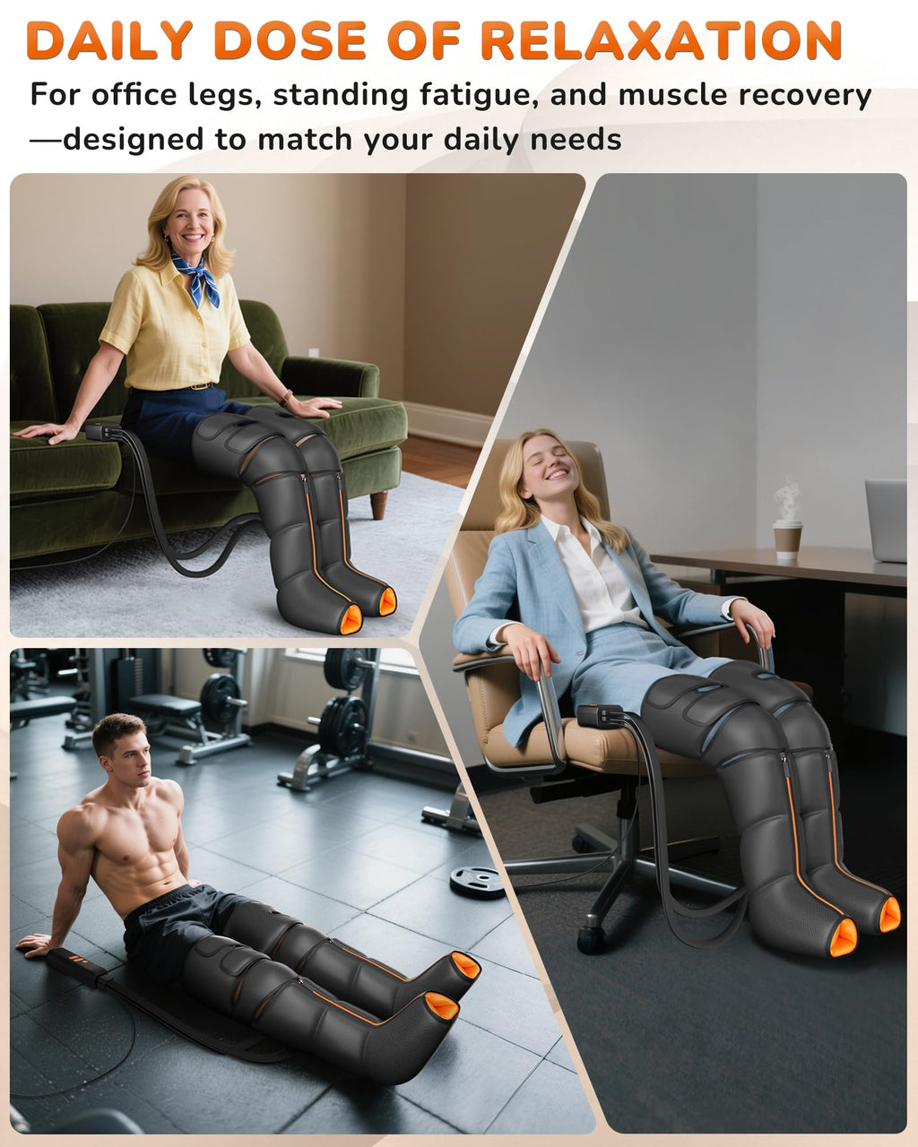 Leg Compression Massager with Heat G53993