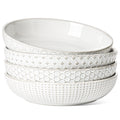 36 oz Ceramic Pasta Bowl Set of 4, Arctic White M16262