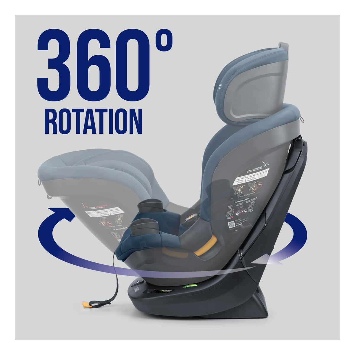 Rotating Convertible Toddler Car Seat A573