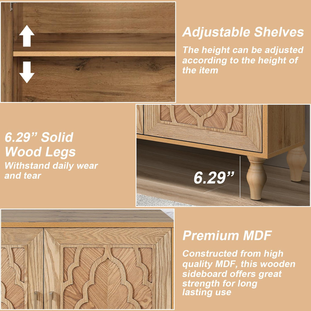 Wooden Accent Storage Cabinet K2438