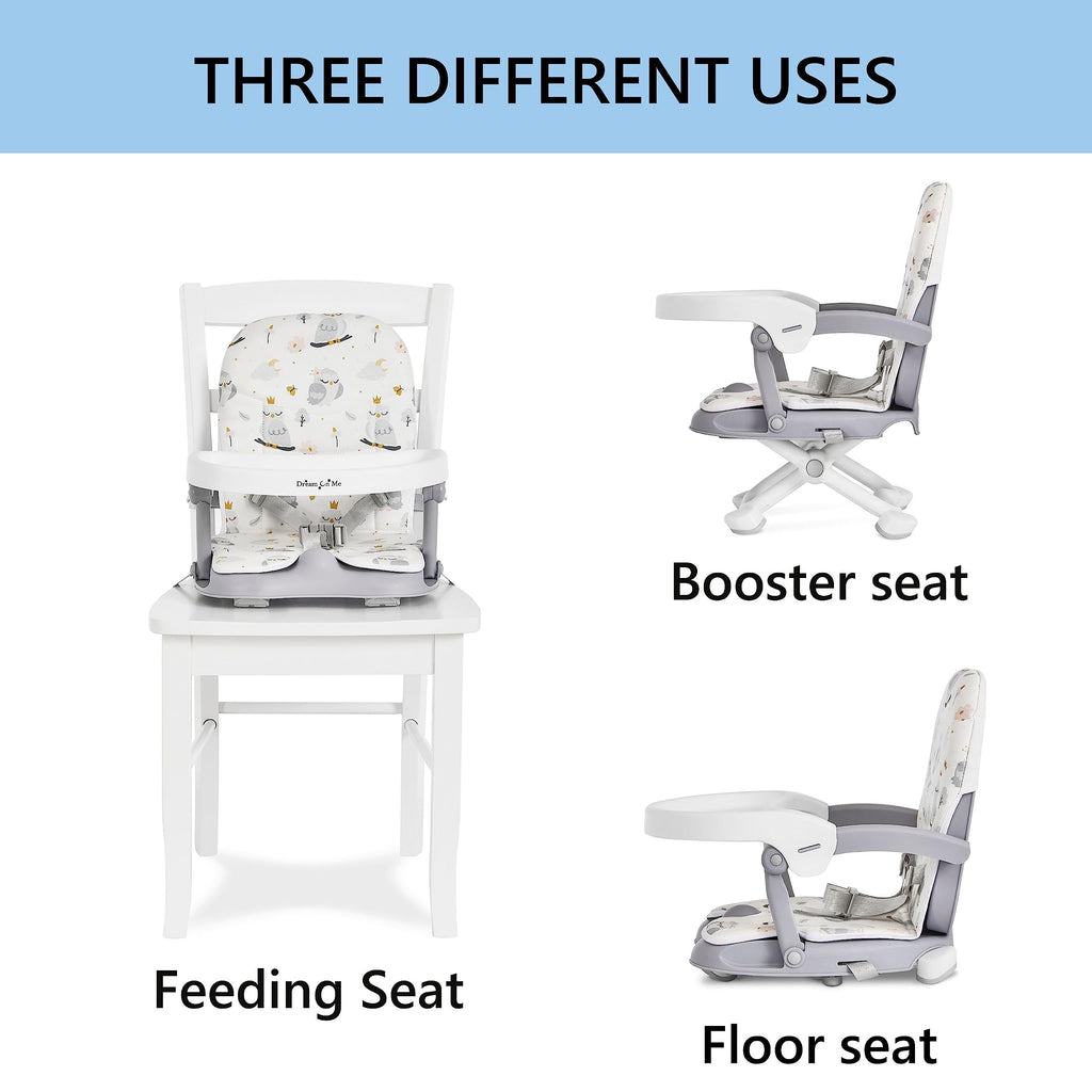 Booster Seat for Babies 6–36 Months, 3-in-1 Adjustable Portable C62784