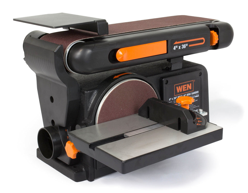 Benchtop Belt and Disc Sander with Cast Iron Base H905
