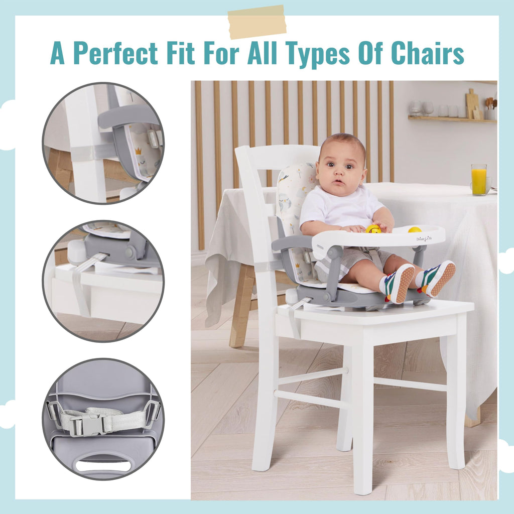 Booster Seat for Babies 6–36 Months, 3-in-1 Adjustable Portable C62784