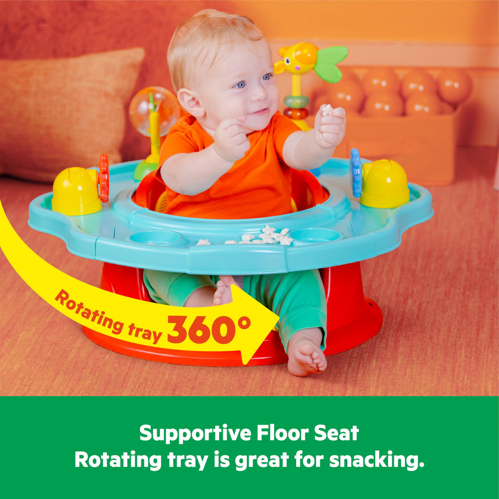 3-in-1 Baby Activity Seat with Toys, Snacking Tray, Booster Seat H6151