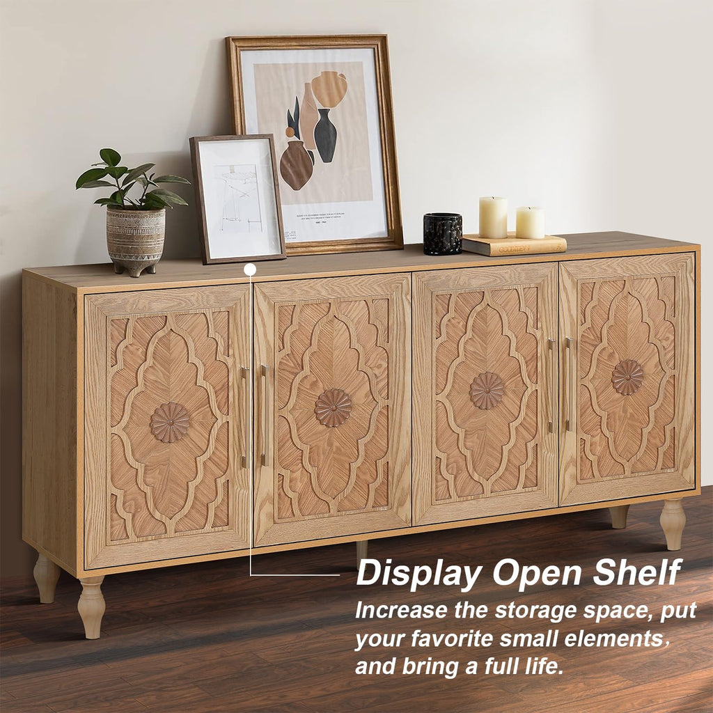 Wooden Accent Storage Cabinet K2438