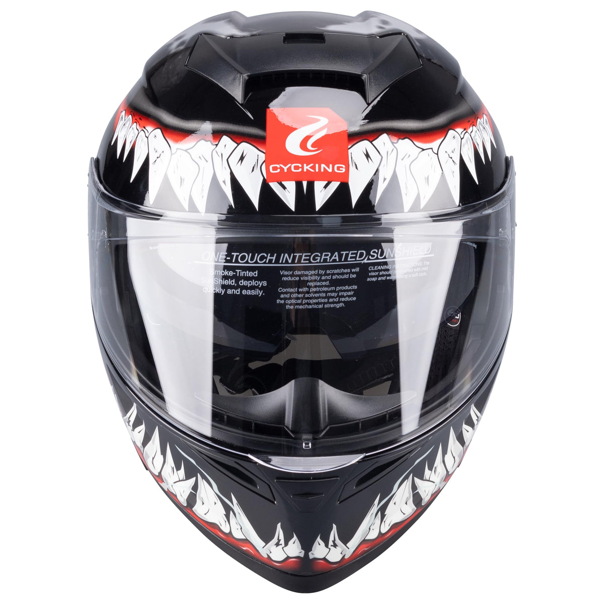Modular Flip Up Full Face Motorcycle Helmet with Dual Visor F6827