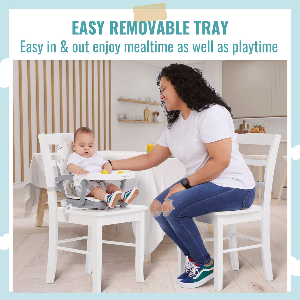 Booster Seat for Babies 6–36 Months, 3-in-1 Adjustable Portable C62784