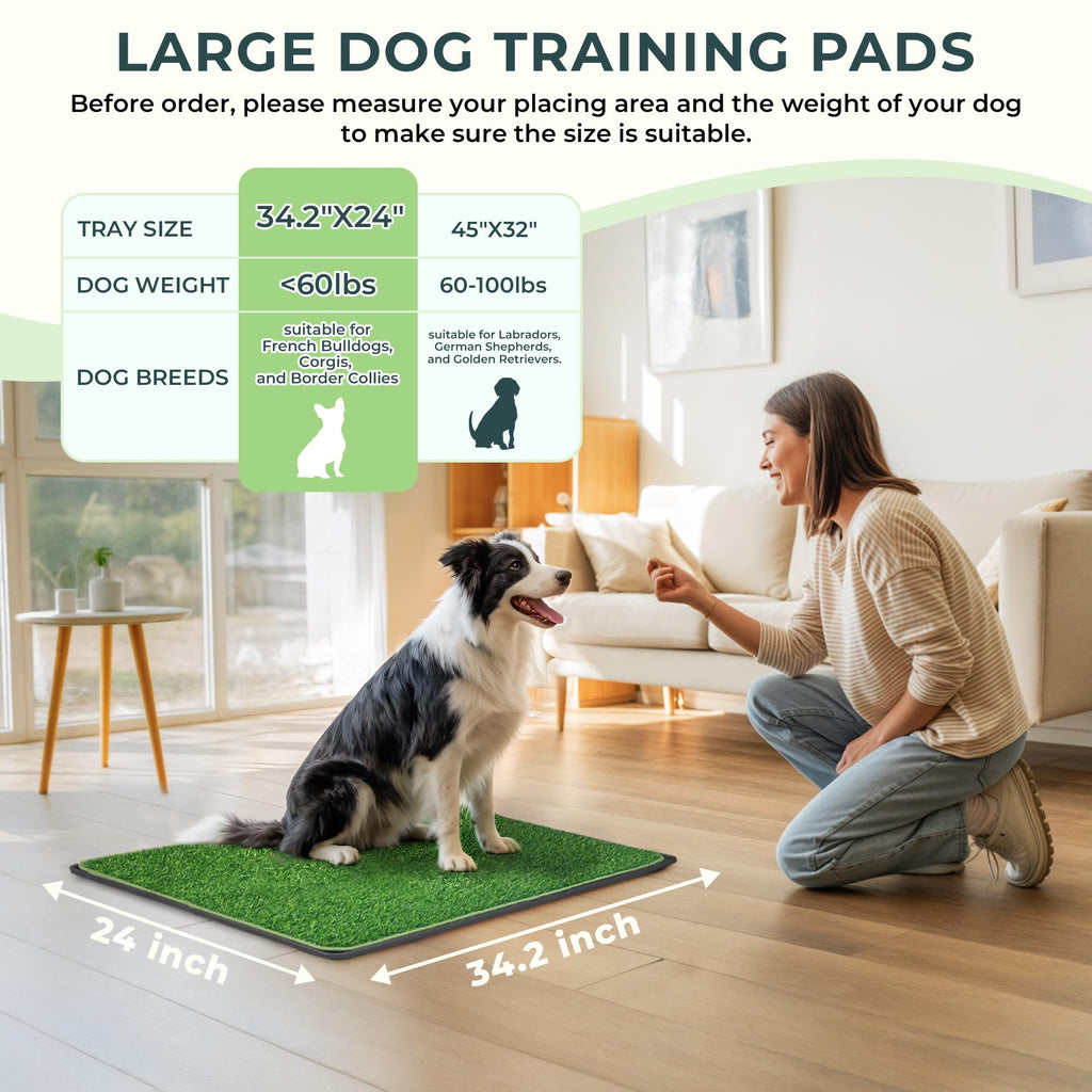Dog Grass Pad with Tray 34.2"x24" Z94772