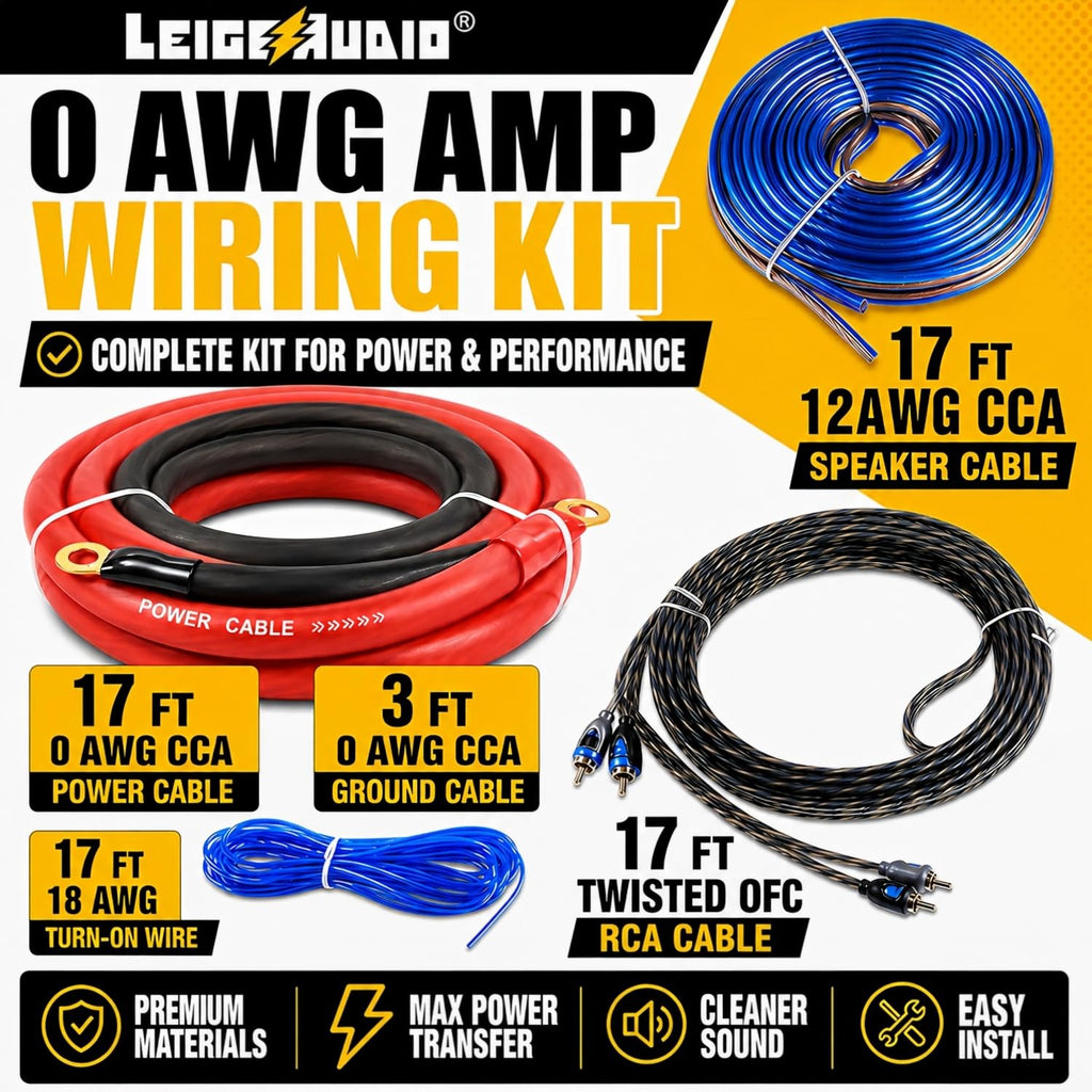 0 Gauge Amp Wiring Kit I665