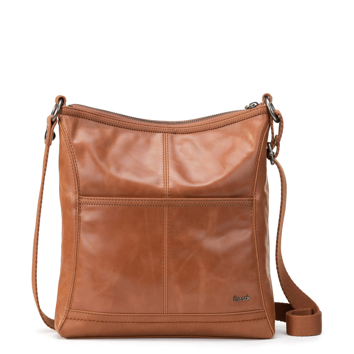 Leather Crossbody Purse with Zipper Closure N545450