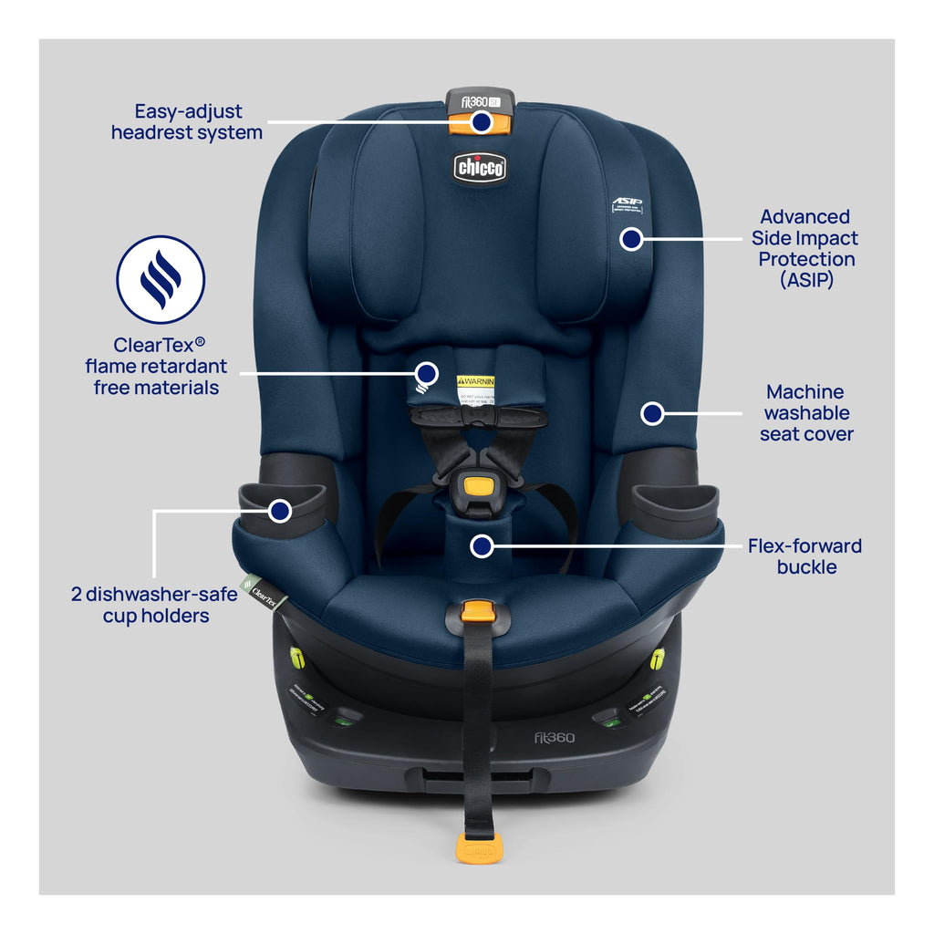 Rotating Convertible Toddler Car Seat A573