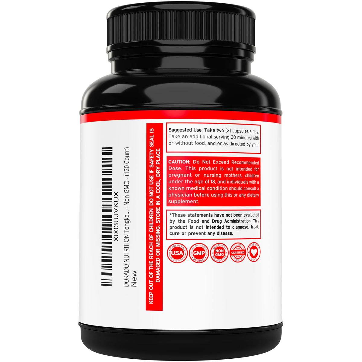 L Citrulline 3000mg & L Arginine Nitric Oxide Supplement 120 Count V81275
