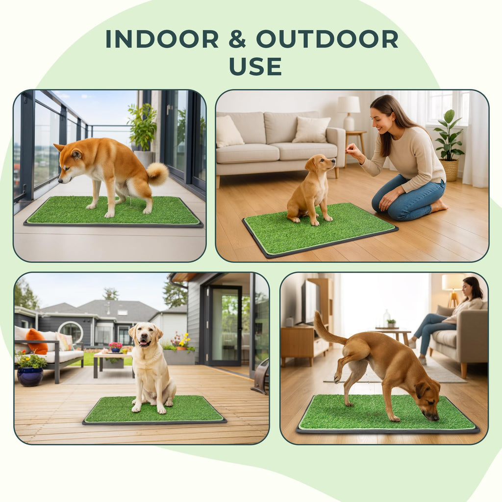 Dog Grass Pad with Tray 34.2"x24" Z94772