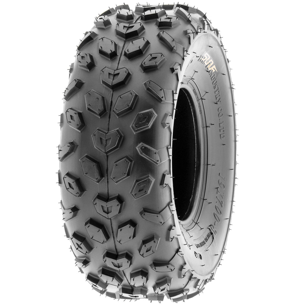 19x7-8 Knobby ATV & Go Kart Tires, Tubeless Pair of 2 O557875