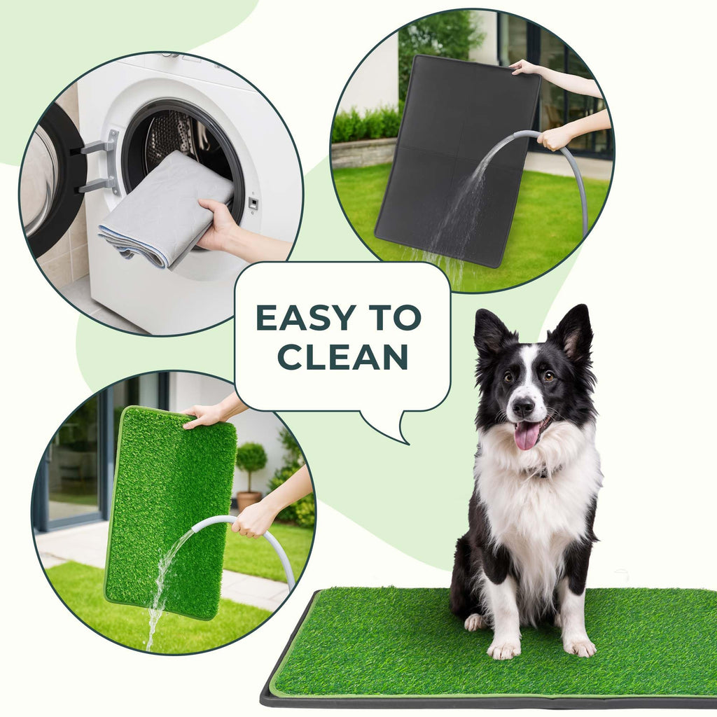 Dog Grass Pad with Tray 34.2"x24" Z94772